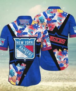 New York Rangers NHL Flower Hawaiian Shirt Gift For Men Women Fans