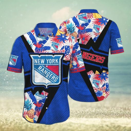 New York Rangers NHL Flower Hawaiian Shirt Gift For Men Women Fans