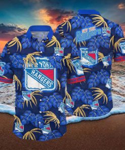 New York Rangers NHL Flower Hawaiian Shirt Impressive Gift For Fans