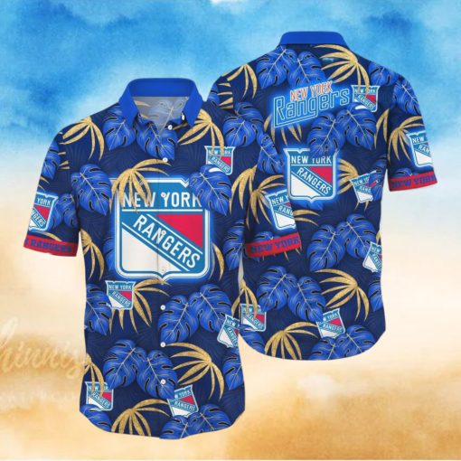 New York Rangers NHL Flower Hawaiian Shirt Impressive Gift For Fans