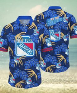 New York Rangers NHL Flower Hawaiian Shirt Impressive Gift For Fans