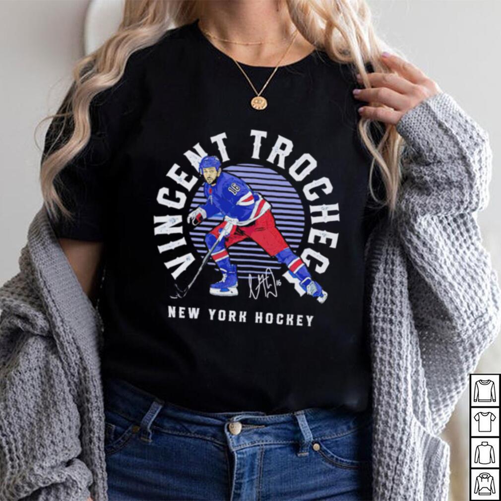 New York Rangers hockey Vincent Trocheck signature shirt - Limotees