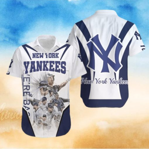 New York Yankees Hawaiian Shirt Summer Gift For Baseball Fans  Yankees Hawaiian Shirt  Hawaiian Gift