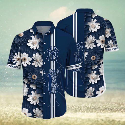 New York Yankees MLB Flower Hawaiian Shirt For Men Women Gift For Fans hawaiian shirt