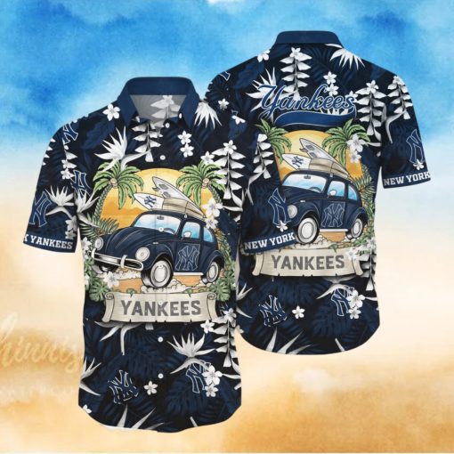 New York Yankees MLB Flower Hawaiian Shirt For Men Women Unique Gift For Fans