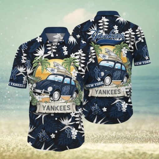 New York Yankees MLB Flower Hawaiian Shirt For Men Women Unique Gift For Fans