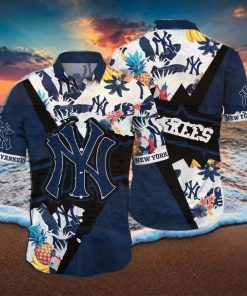 New York Yankees MLB Flower Hawaiian Shirt Gift For Men Women Fans