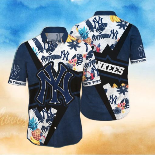 New York Yankees MLB Flower Hawaiian Shirt Gift For Men Women Fans