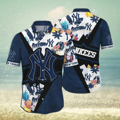 New York Yankees MLB Flower Hawaiian Shirt Gift For Men Women Fans