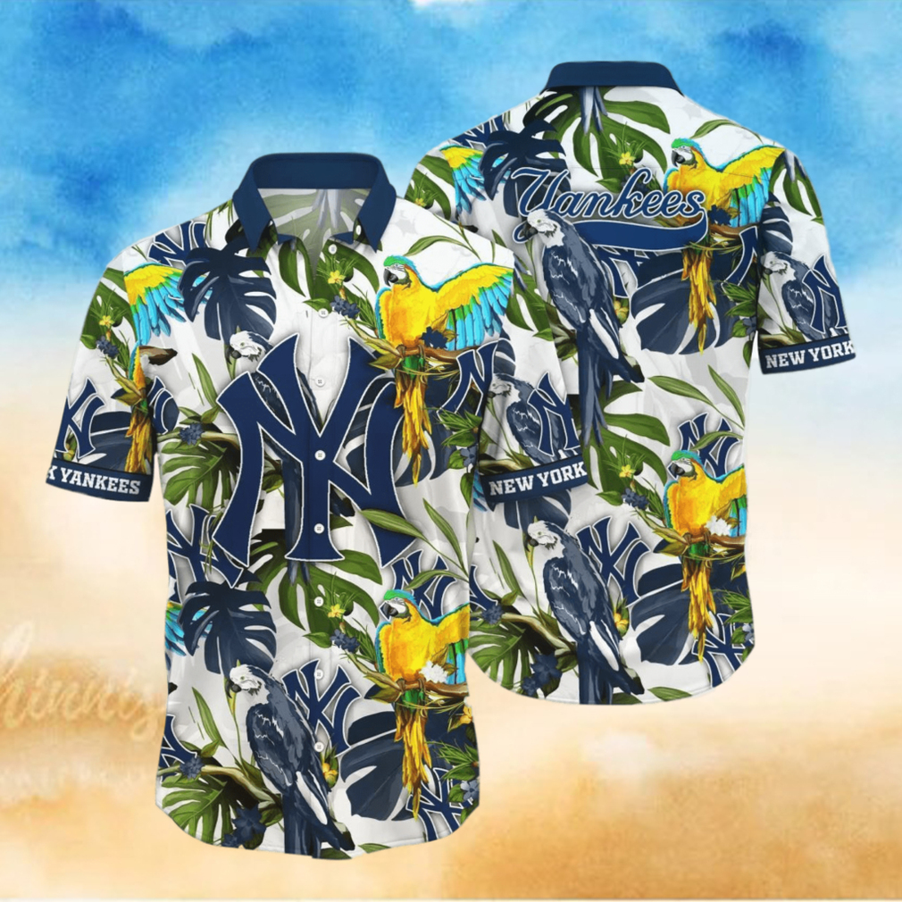 New York Yankees MLB Team Coolest Print Hawaiian Shirt New York Yankees  Hawaiian Shirt - Limotees