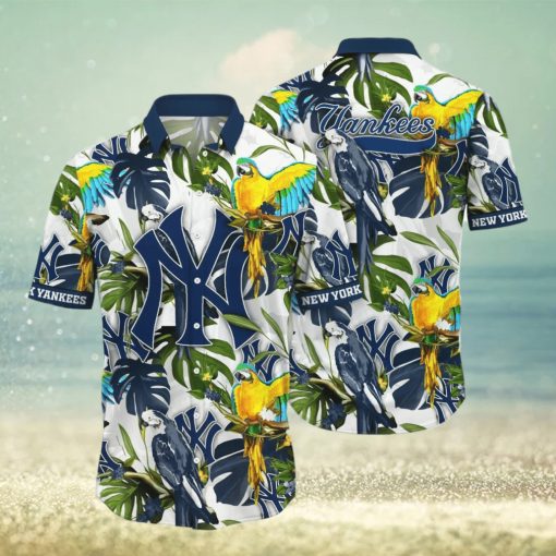 New York Yankees MLB Flower Hawaiian Shirt Great Gift For Fans