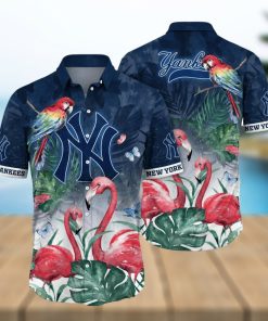 New York Yankees MLB Flower Hawaiian Shirt