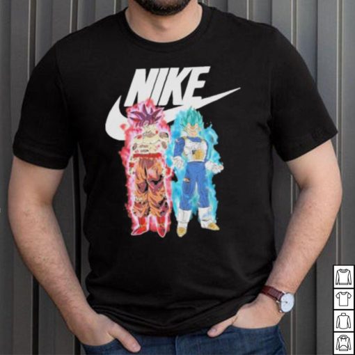 Nike Dragon Ball Son Goku And Vegeta 2023 T Shirt