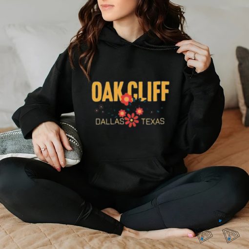 Oak cliff floral Dallas Texas shirt