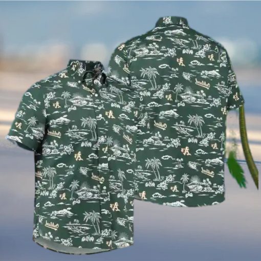 Oakland Athletics Palm Tree Hawaiian Shirt