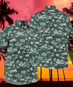 Oakland Athletics Palm Tree Hawaiian Shirt