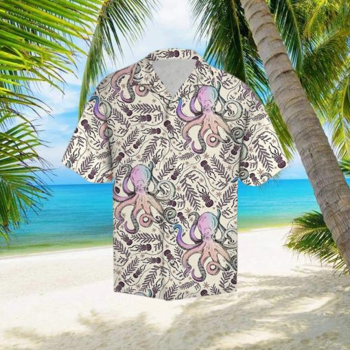 Octopus Tropical Ocean Hawaii Shirt