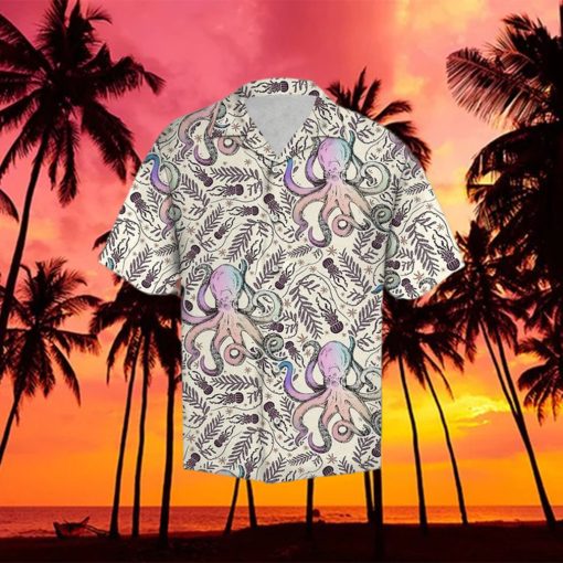 Octopus Tropical Ocean Hawaii Shirt