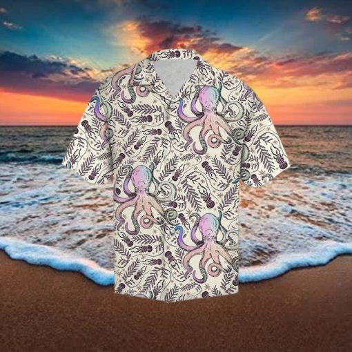 Octopus Tropical Ocean Hawaii Shirt