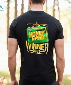 Official 2023 Money in the Bank White Briefcase T Shirt