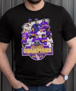 Official 2023 NCAA Baseball National Champions LSU Tigers Baseball Team shirt