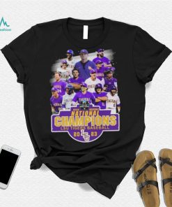 Official 2023 NCAA Baseball National Champions LSU Tigers Baseball Team shirt