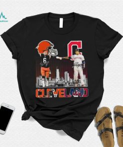 Official Baker Mayfield and José Ramírez Cleveland City Champions signatures shirt