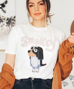 Official Bluey Tv Smokey Dog T Shirt