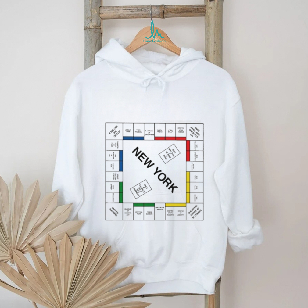 Carrie bradshaw New York monopoly art design t shirt - Limotees