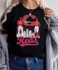 Official Cincinnati Reds Skyline Elly De La Cruz and Joey Votto signatures shirt