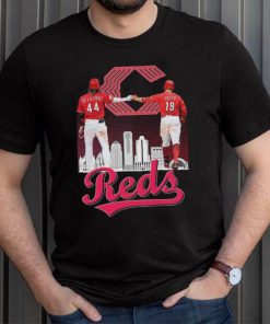 Official Cincinnati Reds Skyline Elly De La Cruz and Joey Votto signatures shirt