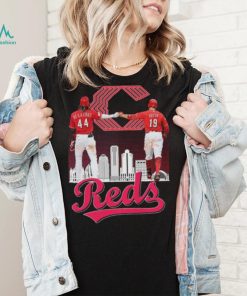 Official Cincinnati Reds Skyline Elly De La Cruz and Joey Votto signatures shirt