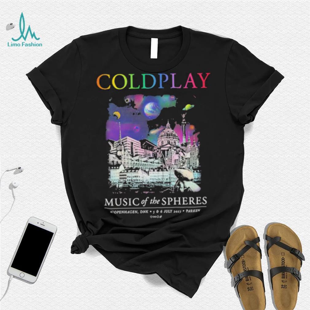 Official Coldplay Coimbra Copenhagen July 2023 Music Of The Spheres Tour Shirt Official Coldplay Coimbra Copenhagen July 2023 Music Of The Spheres Tour Shirt