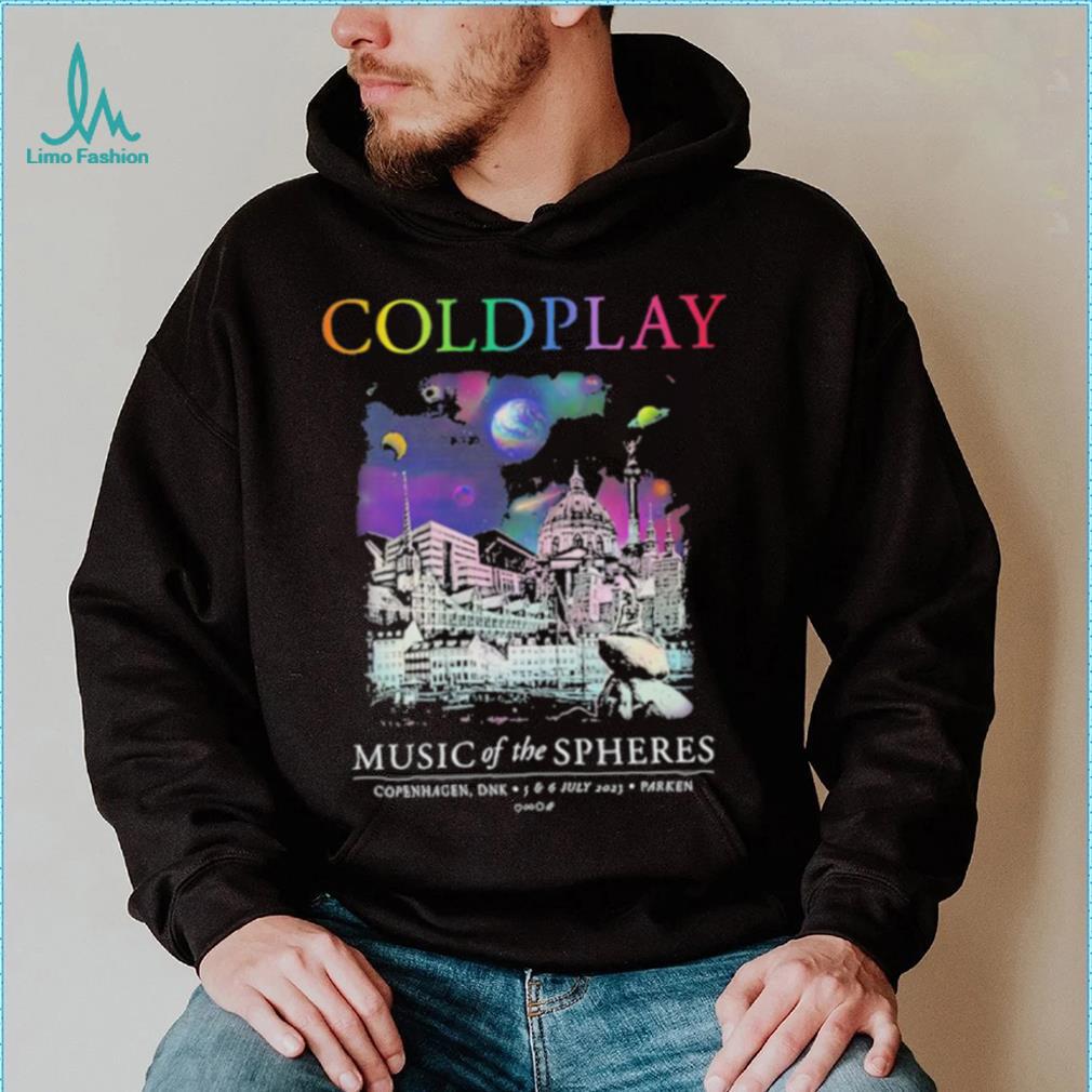 Official Coldplay Coimbra Copenhagen July 2023 Music Of The Spheres Tour Shirt Official Coldplay Coimbra Copenhagen July 2023 Music Of The Spheres Tour Shirt