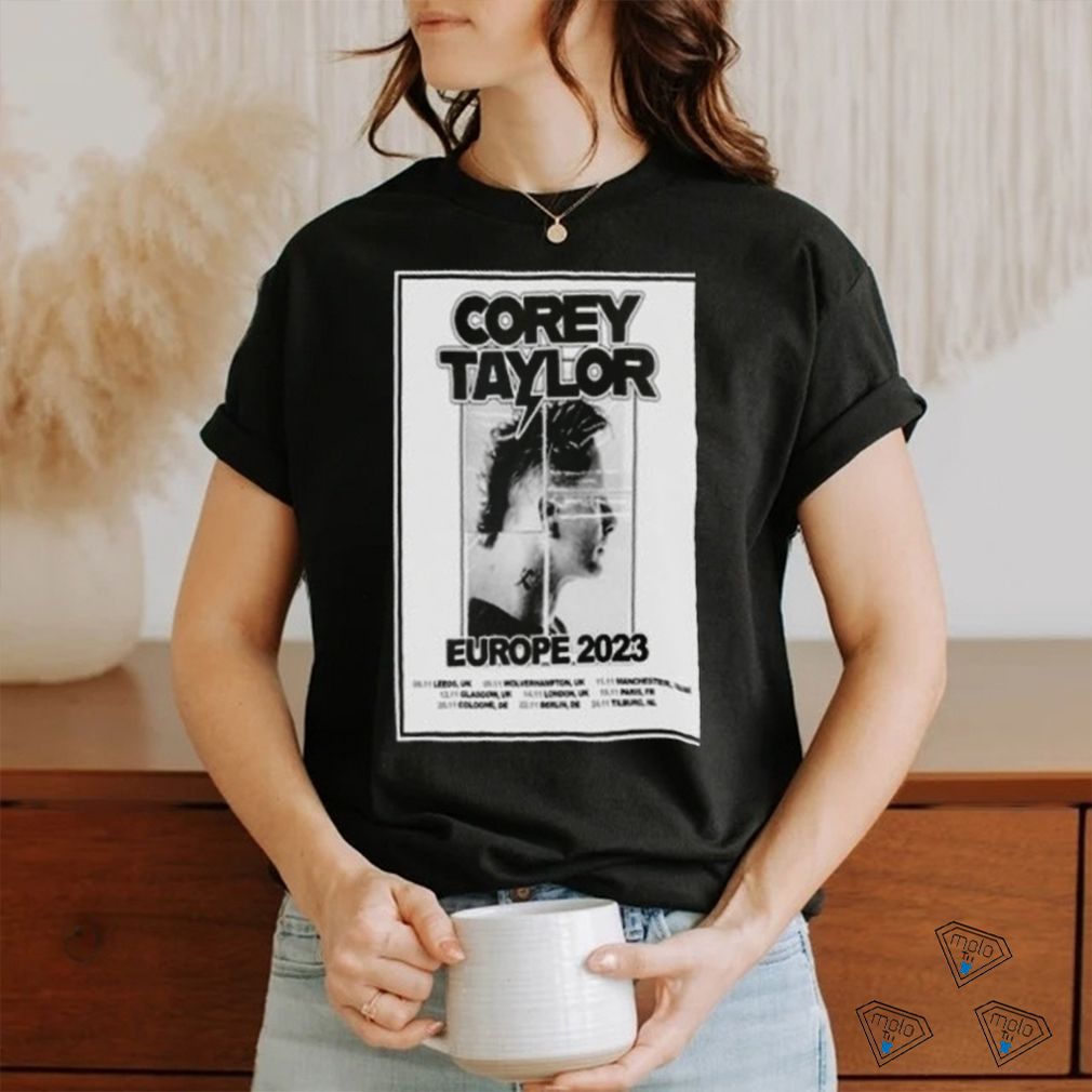 Official Corey Taylor Tour Europe 2023 Poster Shirt - Limotees