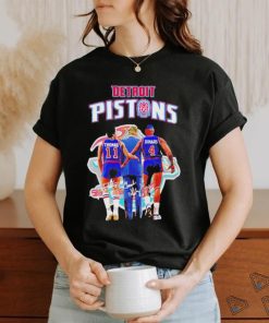 Official Detroit Pistons 66th Anniversary Thomas And Dumars Shirt