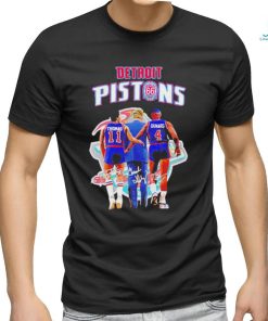 Official Detroit Pistons 66th Anniversary Thomas And Dumars Shirt