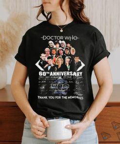 Official Doctor Who 60th Anniversary 1963 2023 Memories shirt