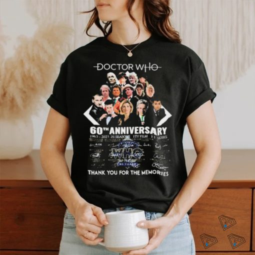 Official Doctor Who 60th Anniversary 1963 2023 Memories shirt