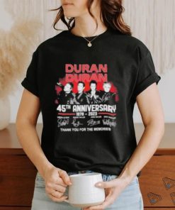 Official Duran Duran 45th Anniversary 1978 – 2023 Thank You For The Memories T Shirt