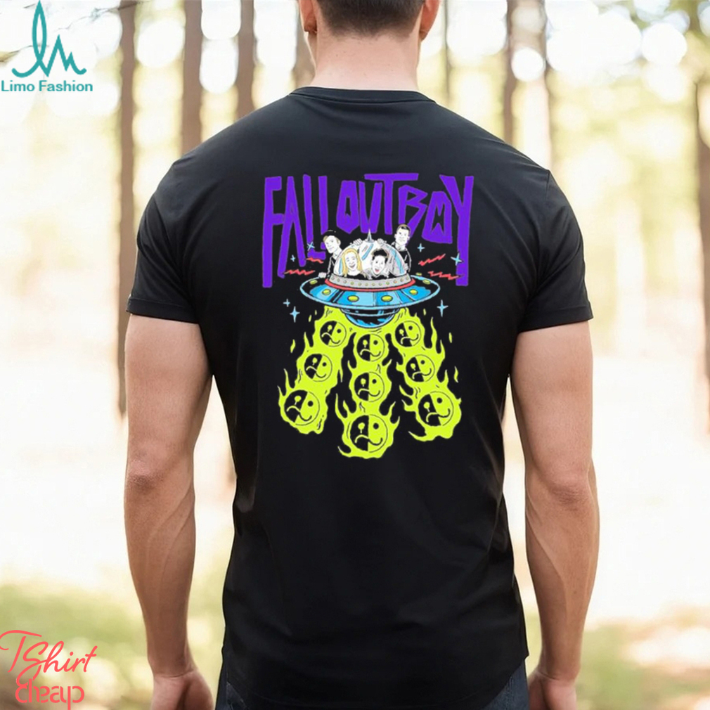 Official Fall Out Boy Unisex UFO So Much For Stardust Tour T Shirt