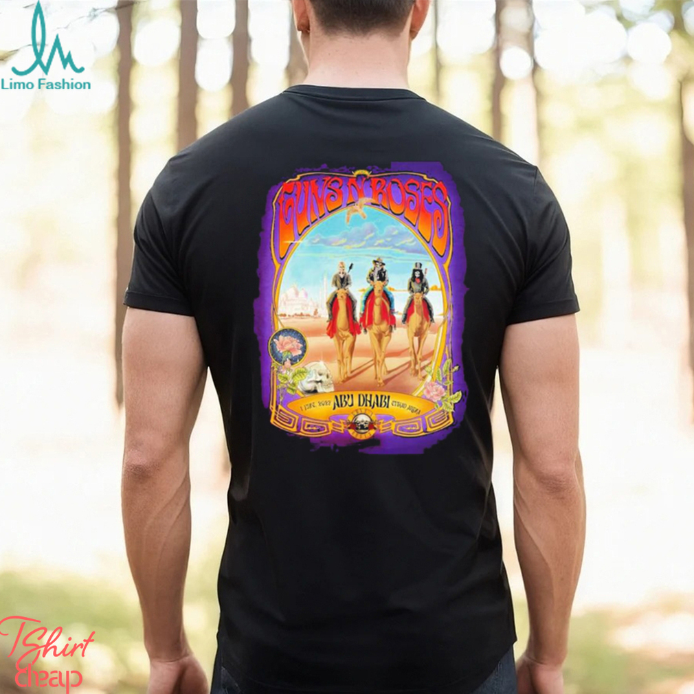 Official Guns N’ Roses June 2023 World Tour Abu Dhabi Shirt Official Guns N’ Roses June 2023 World Tour Abu Dhabi Shirt