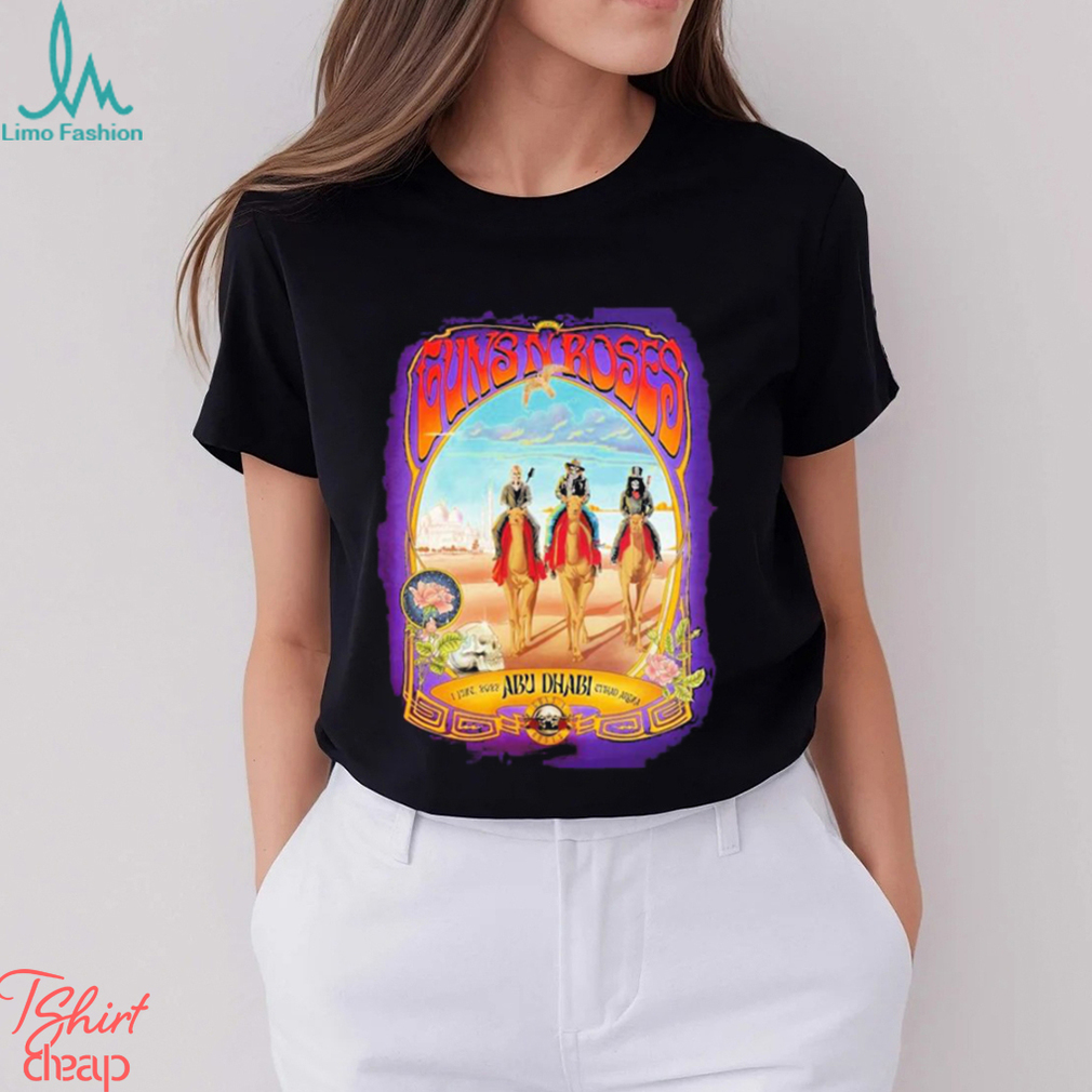 Official Guns N’ Roses June 2023 World Tour Abu Dhabi Shirt Official Guns N’ Roses June 2023 World Tour Abu Dhabi Shirt