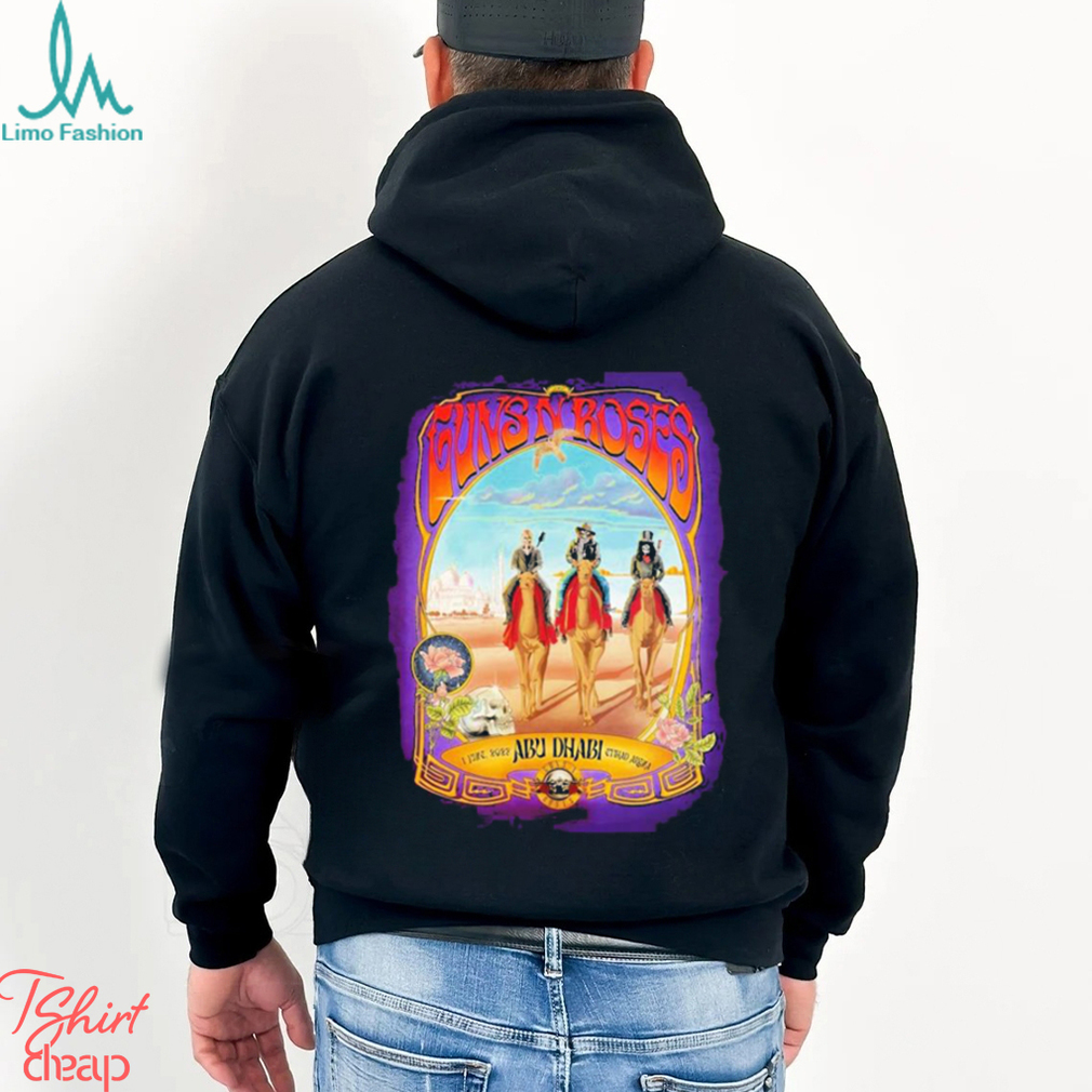 Official Guns N’ Roses June 2023 World Tour Abu Dhabi Shirt Official Guns N’ Roses June 2023 World Tour Abu Dhabi Shirt