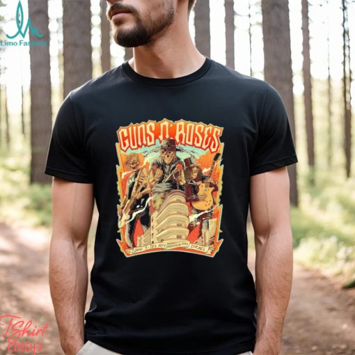 Official Guns N’ Roses June 5 Tel Aviv Hayarkon Park Israel Concert Shirt