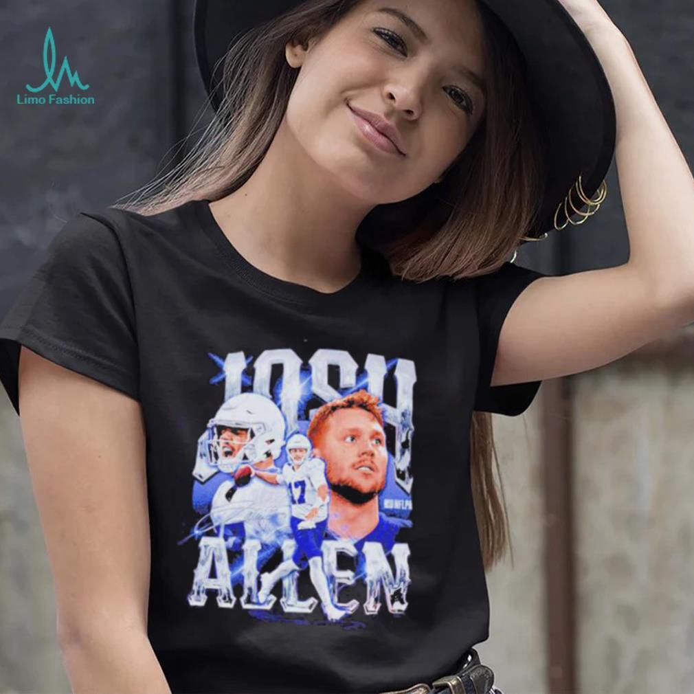 Official Josh Allen Buffalo Vintage Signature Shirt - Limotees