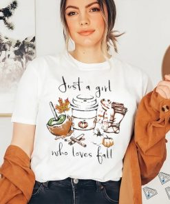 Official Just A Girl Who Loves Fall Shirt