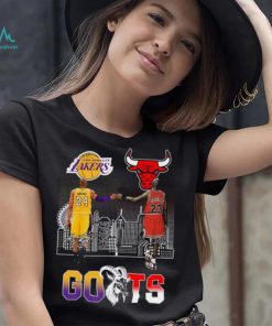 Kobe Bryant Los Angeles Lakers Michael Jordan Chicago Bulls T Shirt -   Worldwide Shipping