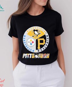 Official pittsburgh City Of Champions Steelers Penguins Pirates Shirt -  Limotees