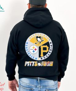 Official Logo Pittsburgh Steelers Penguins Pirates City Champions shirt